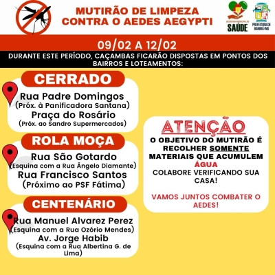 Mutirão contra a Dengue