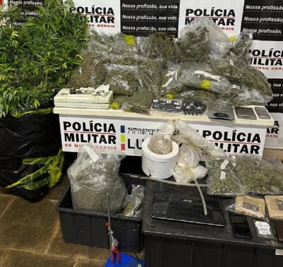 &#039;Laboratório&#039; de produção de drogas é descoberto pela polícia em fazenda no interior de MG