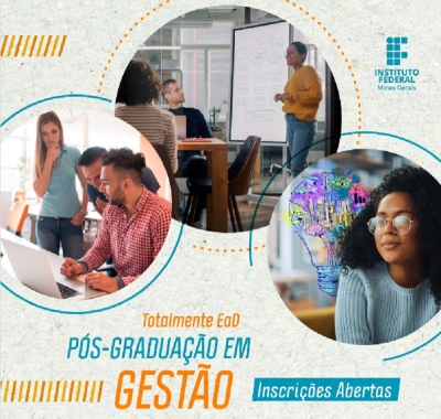 Prorrogadas as inscrições para o Curso de Pós em Gestão em EAD pelo IFMG Bambuí