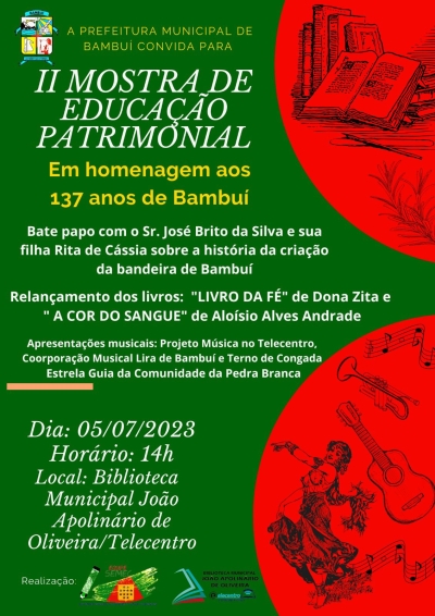 II Mostra de Educação Patrimonial